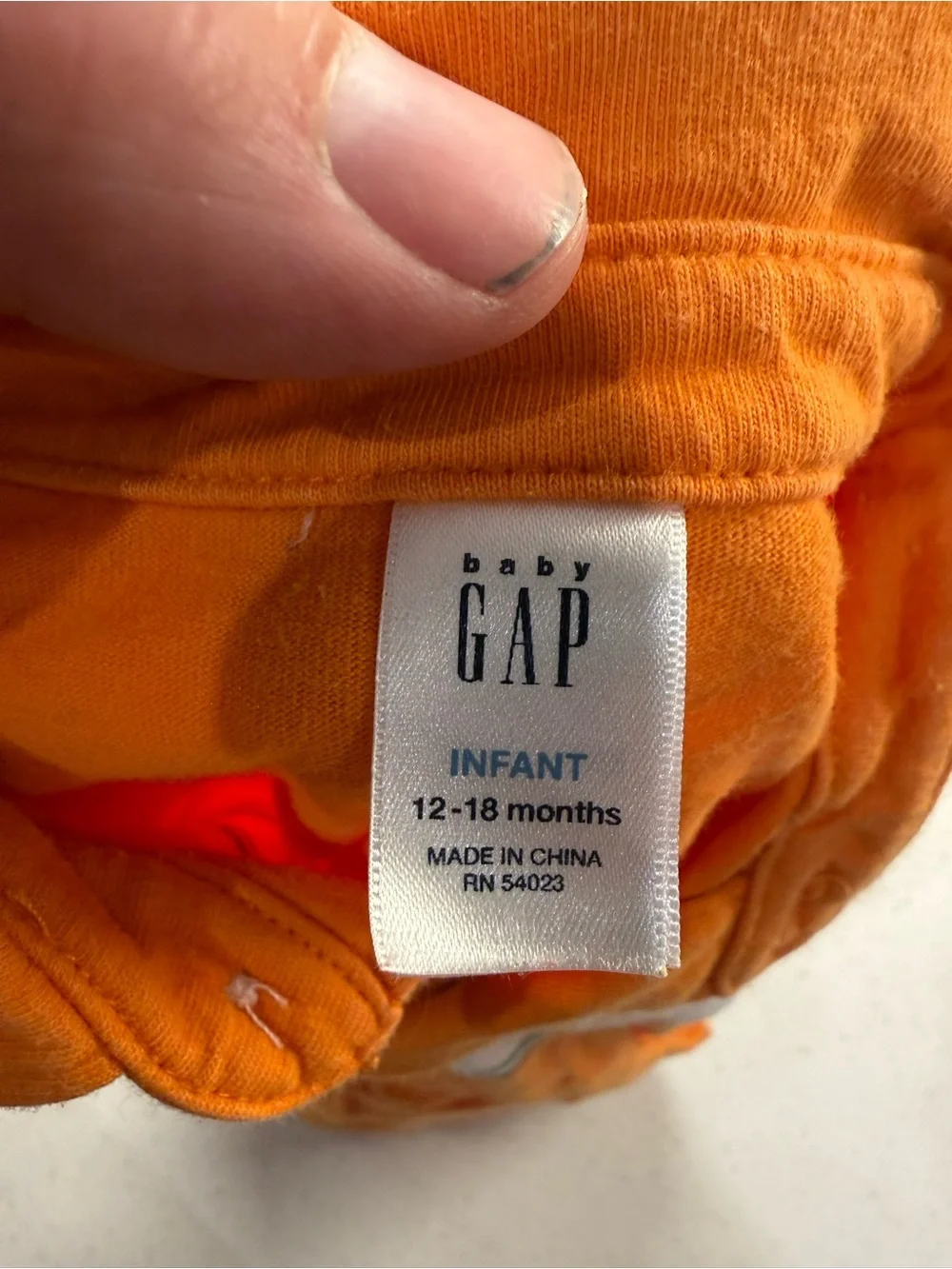 GAP Orange Polo with Monkey Stripe - Kids